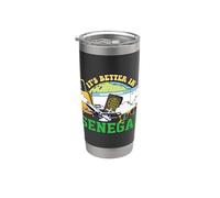 È meglio in Senegal Bound Vacation Tour Travel Matching Bicchiere termico in acciaio inox doppia parete