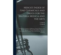 E Merck Merck's Index of Fine Chemicals and Drugs for the Mat (Copertina rigida)