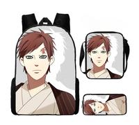 (E)Naruto Set Zaino Bambini Con Astuccio Matite E Versatile Per Gite Scuola Giorno