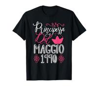 É Nata Una Principessa Maggio 1990-36 Compleanno Anni Maglietta
