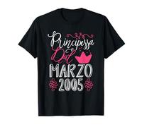 É Nata Una Principessa Marzo 2005 - 21 Compleanno Anni Maglietta