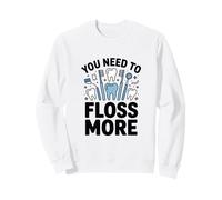 È Necessario Pulire tra i Denti più Umorismo Dentale Felpa