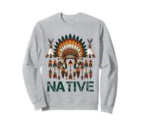 È nel Mio Dna Antenati nativi Americani Orgoglio del Giorno Indiano Felpa