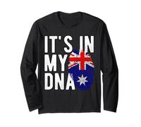 È nel Mio Dna Australian National Flag Australia Heritage Maglia a Manica