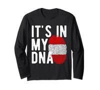 È nel Mio Dna Bandiera Nazionale austriaca Austria Heritage Maglia a Manica