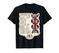 È nel Mio Dna, Bandiera Union Jack del Regno Unito, British Heritage Design Maglietta