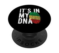 è nel mio DNA Congo, Repubblica della bandiera Fingerprint PopSockets PopGrip Adesivo