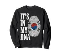 È nel Mio Dna Corea del Sud Impronta Digitale Felpa