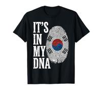 È nel Mio Dna Corea del Sud Impronta Digitale Maglietta