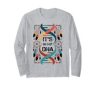 È nel Mio Dna Indigeno Indiano Indiano Orgoglio Maglia a Manica