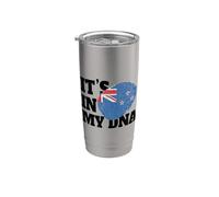 È nel mio DNA Nuova Zelanda Nuova Zelanda Kiwi Haka Maori NZ Bicchiere termico in acciaio inox doppia parete