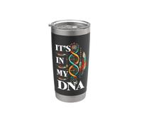 È nel mio DNA Orgoglio indigeno della piuma dei nativi americani Bicchiere termico in acciaio inox doppia parete