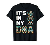 È nel Mio Dna Orgoglio Indigeno della Piuma dei nativi Americani Maglietta