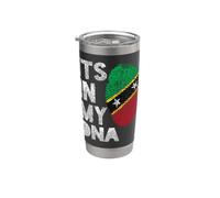 È nel mio DNA Saint Kitts e Nevis Flag Bicchiere termico in acciaio inox doppia parete