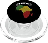 È nel mio mese della storia del nero delle impronte digitali africane della padella del DNA PopSockets PopGrip per MagSafe