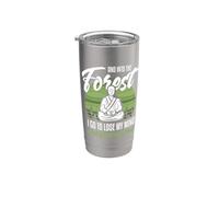 E nella foresta vado a perdere la testa e trovare la mia anima Bicchiere termico in acciaio inox doppia parete