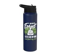 E nella foresta vado a perdere la testa e trovare la mia anima Stainless Steel Insulated Water Bottle