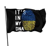 È nella mia bandiera ucraina 3x5 piedi Banner Poster Sfondo decorativo Decorazione da parete Poliestere Applicare a giardino Cortile Casa Dindoor Esterno