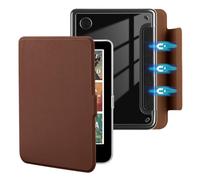 E NET-CASE Custodia magnetica staccabile per eReader Kobo Clara Color (2024) /Clara BW(2024) /2E(2022) da 6", ultra trasparente | Facile da staccare e attaccare | Funzione Sleep/Wake automatica