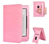 E NET-CASE Custodia per KoboClara BW (2024) / Kobo Clara Colour (2024) / Kobo Clara 2E (2022) eReader - Custodia in pelle PU di alta qualità per auto Sleep/Wake con fessura per carte e cinturino da