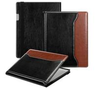 E NET-CASE Custodia per tablet Remarkable 2 10,3" (rilasciata nel 2020) - Custodia in pelle migliorata per carta digitale Remarkable 2 con supporto e portapenne (nero e marrone)