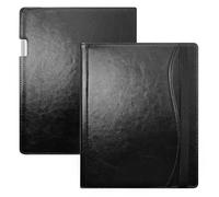 E NET-CASE Custodia per tablet Remarkable Paper Pro da 30 cm (2024) - Custodia in pelle aggiornata per carta digitale Remarkable Paper Pro con supporto e portapenne (nero)
