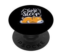 È ora di dormire, simpatico cane che dorme, amante dei pisolini PopSockets PopGrip Adesivo