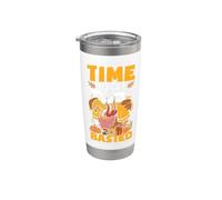 È ora di ottenere la birra divertente del Ringraziamento tacchino Bicchiere termico in acciaio inox doppia parete