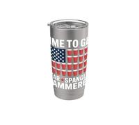 È ora di ottenere Star Spangled martellato Drink Party Fun 4 luglio Bicchiere termico in acciaio inox doppia parete
