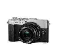 E-P7 + 14-42mm Pancake Zoom Kit(argento/nero)