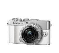 E-P7 + 14-42mm Pancake Zoom Kit (bianco/argento)