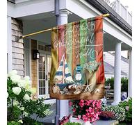 E Penso Tra Me E Me Che Mondo Meraviglioso Hippie Bandiera Da Giardino Multicolore Bandiere All'Aperto Doppio Lato Bandiere Pirati Decorazione Per Patio Interni Camera Da Letto S