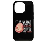 È più facile giustificare l'omicidio se non riesci a vedere la vittima Custodia per iPhone 13 Pro