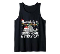 È più probabile Che porti a casa Un Gatto randagio Divertente Abbinamento familiare Canotta