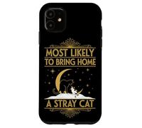 È più probabile che porti a casa un salvataggio di gatti randagi Custodia per iPhone 11