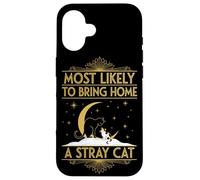 È più probabile che porti a casa un salvataggio di gatti randagi Custodia per iPhone 16