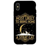 È più probabile che porti a casa un salvataggio di gatti randagi Custodia per iPhone X/XS