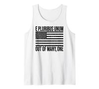 E Pluribus Bandiera Unum USA Canotta