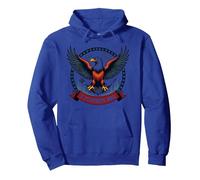 E Pluribus Barbecue Felpa con Cappuccio, Unisex per Adulti, Blu Reale, M