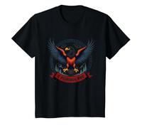 E Pluribus Barbecue Maglietta, Bambini, Nero, 12 Anni