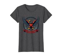 E Pluribus Barbecue Maglietta, Donna, Grigio Scuro, 3XL