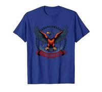 E Pluribus Barbecue Maglietta, Uomo, Blu Reale, M
