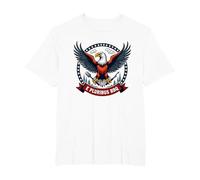E Pluribus Barbecue Maglietta, Uomo Taglie Grandi, Bianco, 5X Tall