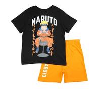 E PLUS M Naruto Bambino Maglietta e Pantaloncini (Nero,10 Anni)