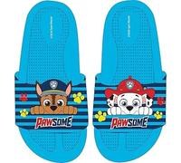 E plus M Paw Patrol - Ciabatte da doccia e da bagno, per bambini, estive, antiscivolo, da spiaggia, Blu, 31/32 EU