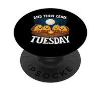E poi è venuto martedì - Taco Lover messicano Cinco de Mayo PopSockets PopGrip Adesivo