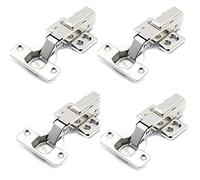 È possibile utilizzare cerniere idrauliche fai-da-te da 4 pezzi senza ferro, strumenti hardware domestici for cerniere di armadietti, resistenti e impermeabili(HALF OVERLAY)