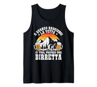 e Quando raggiungi la Vetta Ci Vuol Proprio birretta Canotta