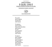 È quel che è. Poesie d'amore di paura di collera - Fried Erich