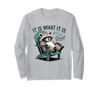 È Quello Che è Divertente Procione Rilassante Citazione Maglia a Manica